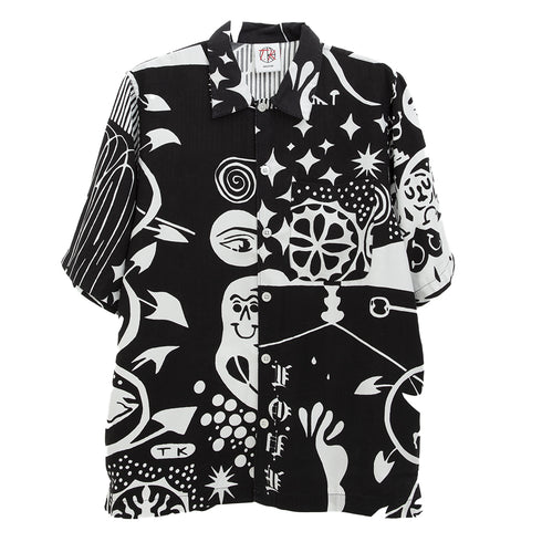 Polar Skate Co Spiral Shirt Black/White POL-SPIRALS Degli Uberti